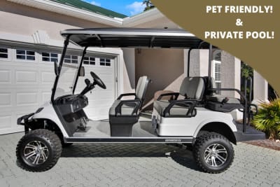 Pet Friendly - Private Pool - Golf Cart 