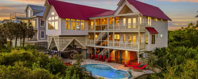 Experience coastal living at its finest in our 6 bedroom, 5 bathroom beachfront paradise on St. George Island. From the private pool to the screened-in deck with ocean views, every detail of t