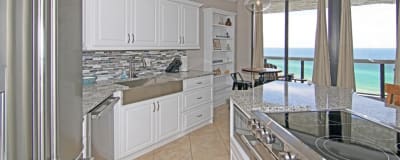 All high-end appliances, new cabinets &amp; granite.