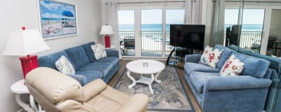 Living Room with Balcony Access