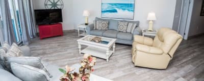 Living Room with Beach Views