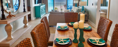 Enjoy your meal with a beautiful view.