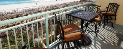 Balcony - Pelican Isle 308 Fort Walton Beach Okaloosa Island Vacation Rentals