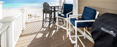 Balcony - 
Sanddollar Townhomes Unit 6 Miramar Beach Destin Florida Vacation Beach House Rentals