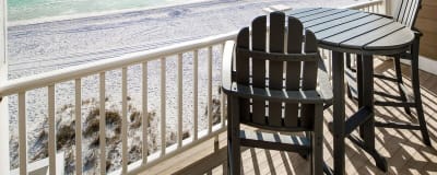 Private Master Bedroom Balcony Third Level - 
Sanddollar Townhomes Unit 6 Miramar Beach Destin Florida Vacation Beach House Rentals