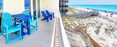 Balcony View - 
Sea Dunes Resort Unit 202 Fort Walton Beach Okaloosa Island Vacation Rentals