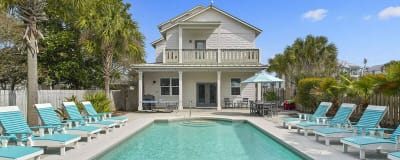 Beaches and Dreams - Adorable Destin Vacation Beach Rental House with Golf Cart and Private Pool in Crystal Beach, Florida - Five Star Properties Destin/30A