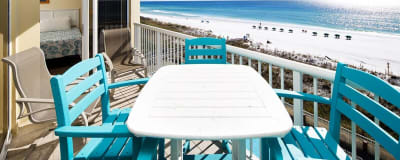 Balcony View - Waters Edge Resort Unit 510 Okaloosa Island Fort Walton Beach Vacation Rentals