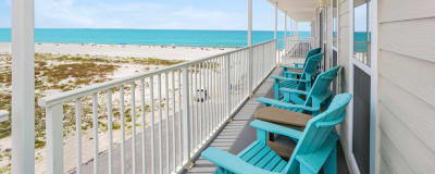 Furnished Gulf Front Deck