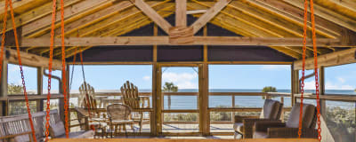 Large Beachside Screened Deck