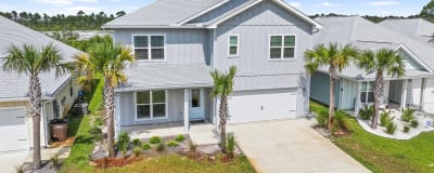 Aerial View of Coastal Oasis