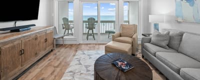 Comfortable Living Area with Balcony