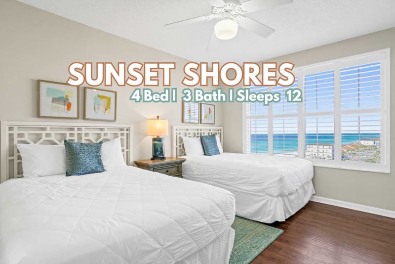 4 Bedroom Gulf View Condos Perfect for Family Vacation 