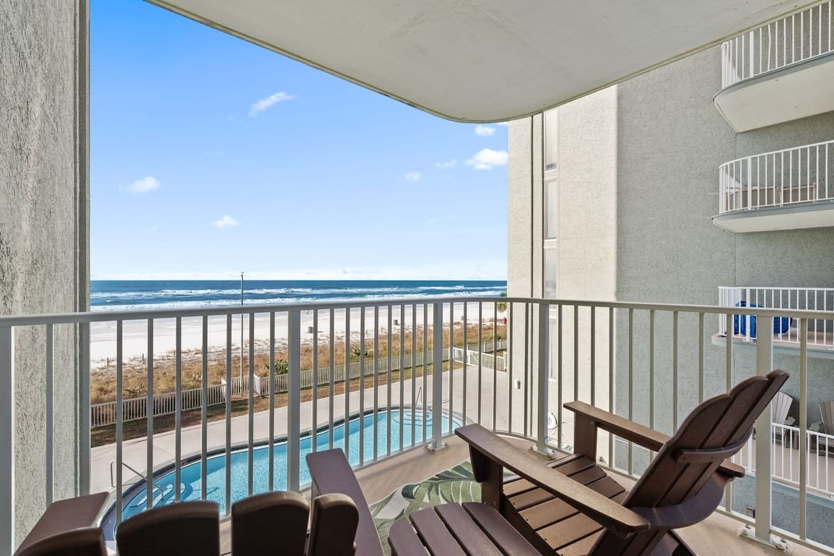 Private balcony off suite 3