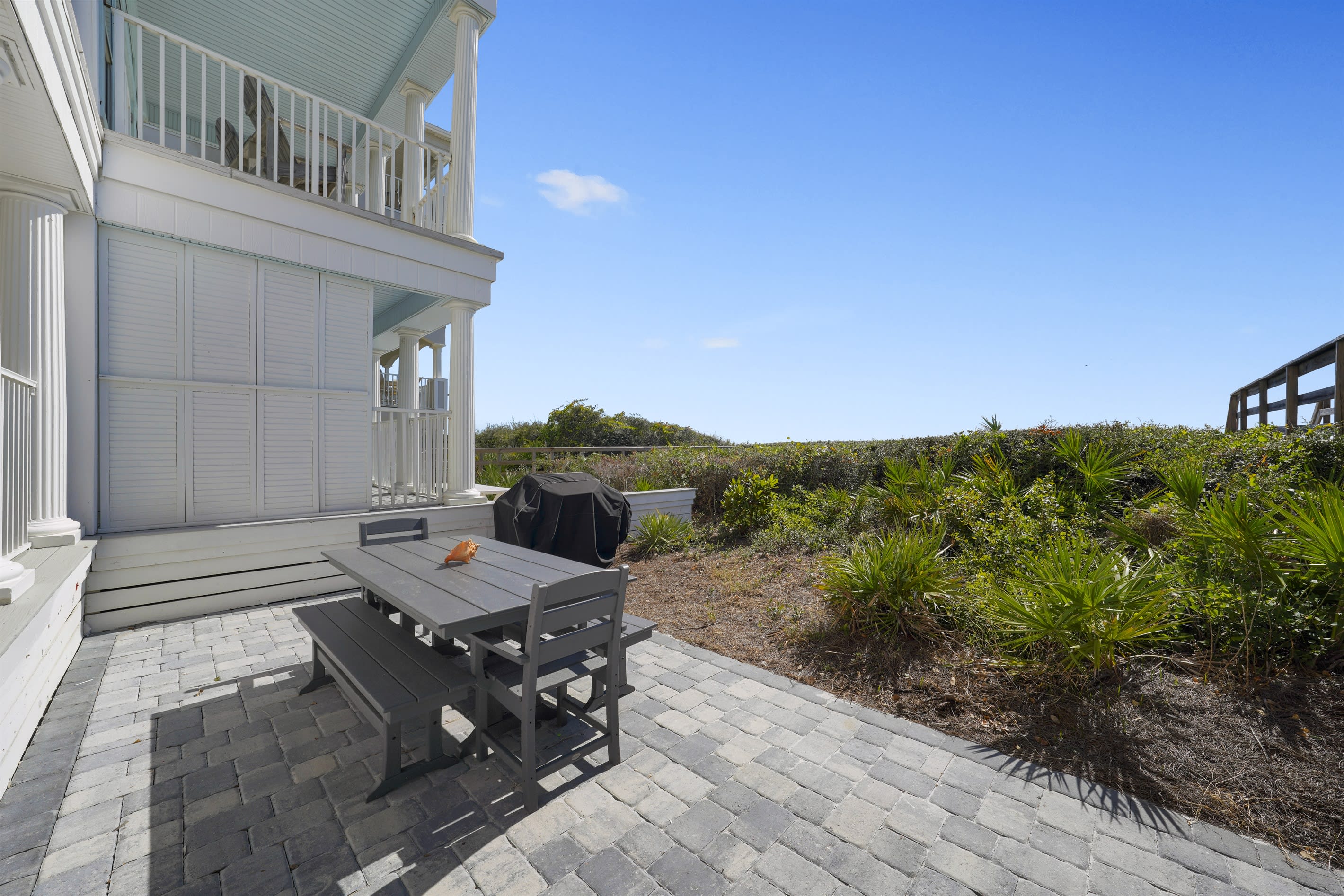 Enjoy Outdoor Meals with a Beach View