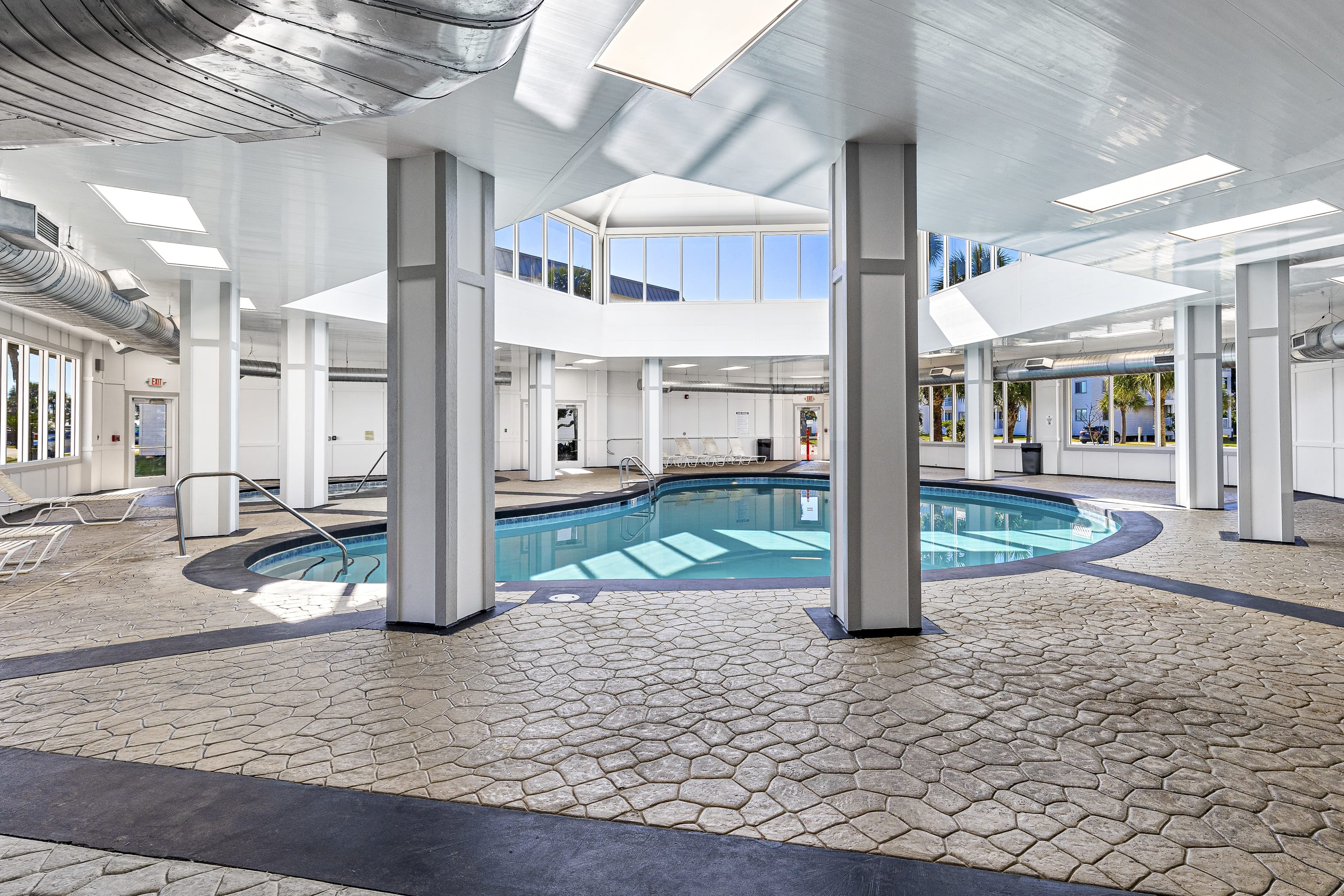 Indoor Pool located in the Nest