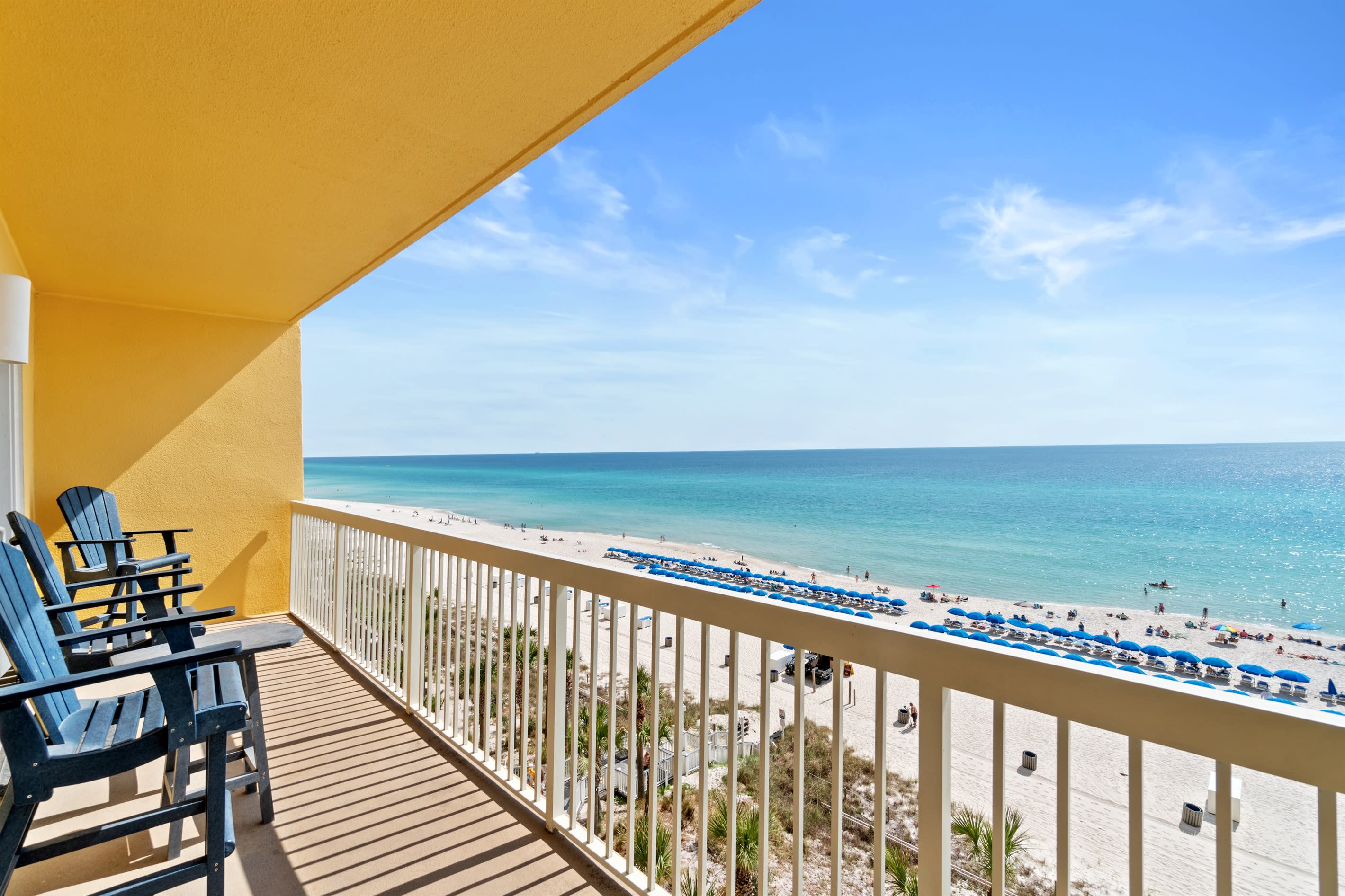 Lots of seating on the balcony
