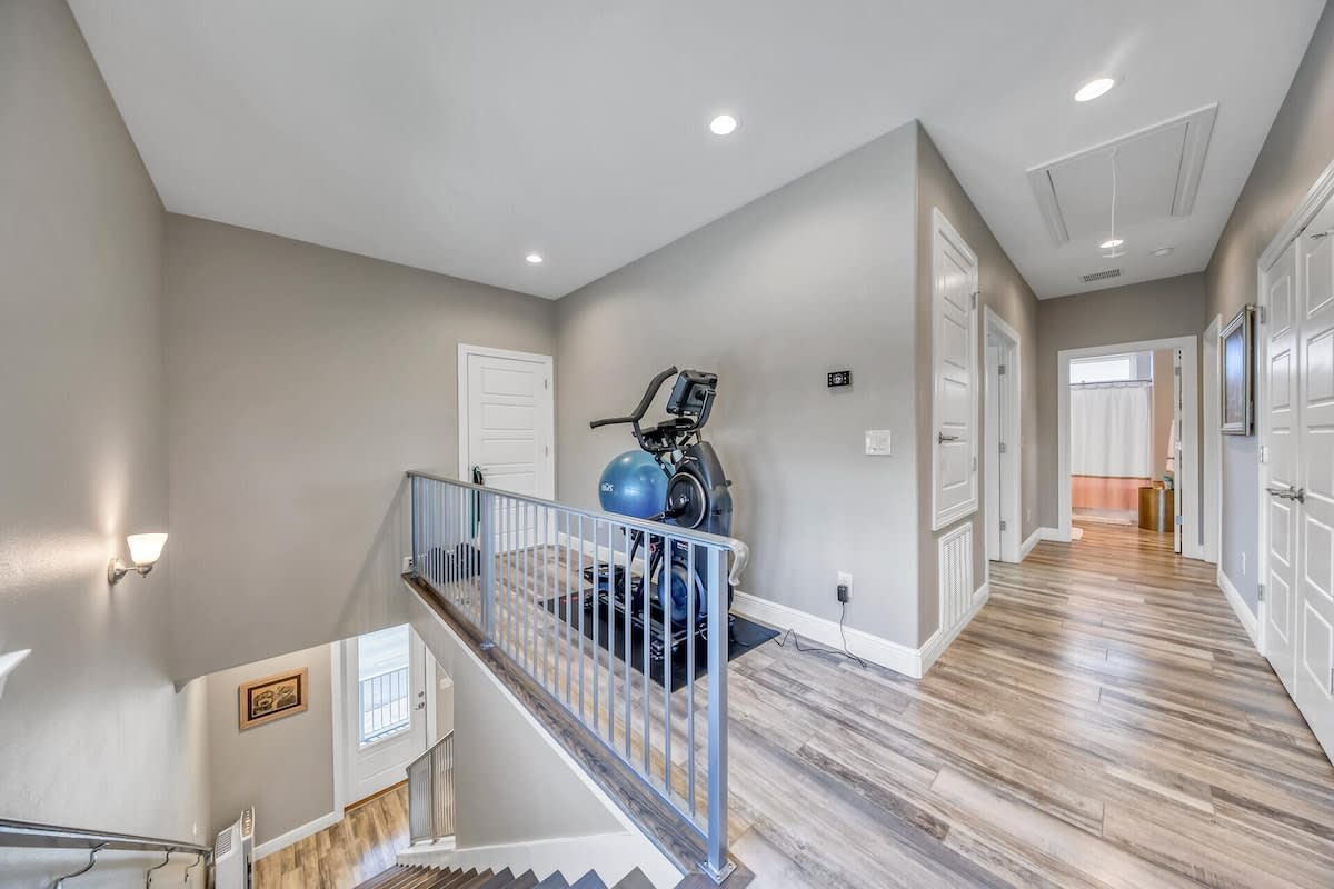 You are welcome to use our in-home Exercise Equipment. Exercise with a view!