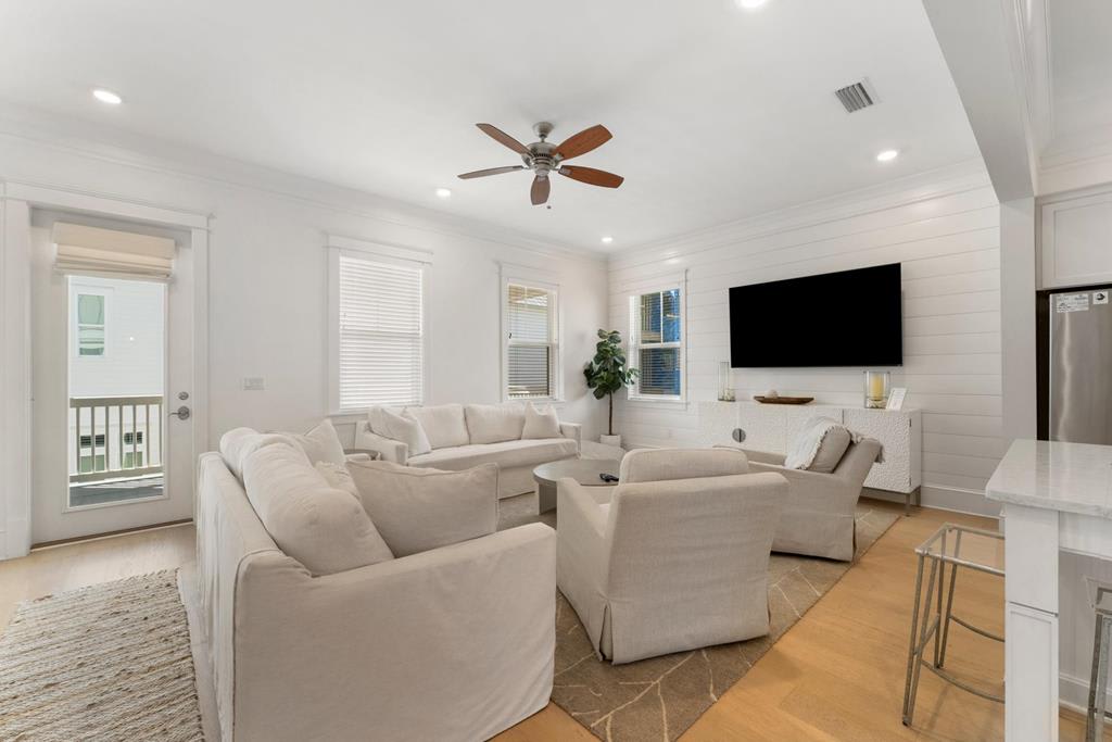 Living Area with Balcony