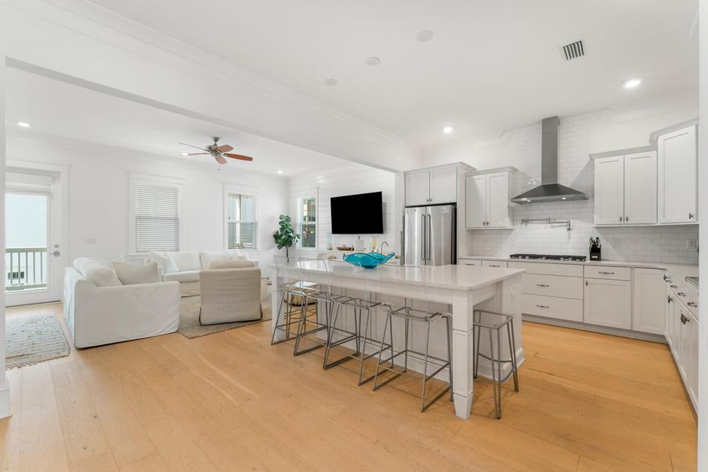 Kitchen and Living Area