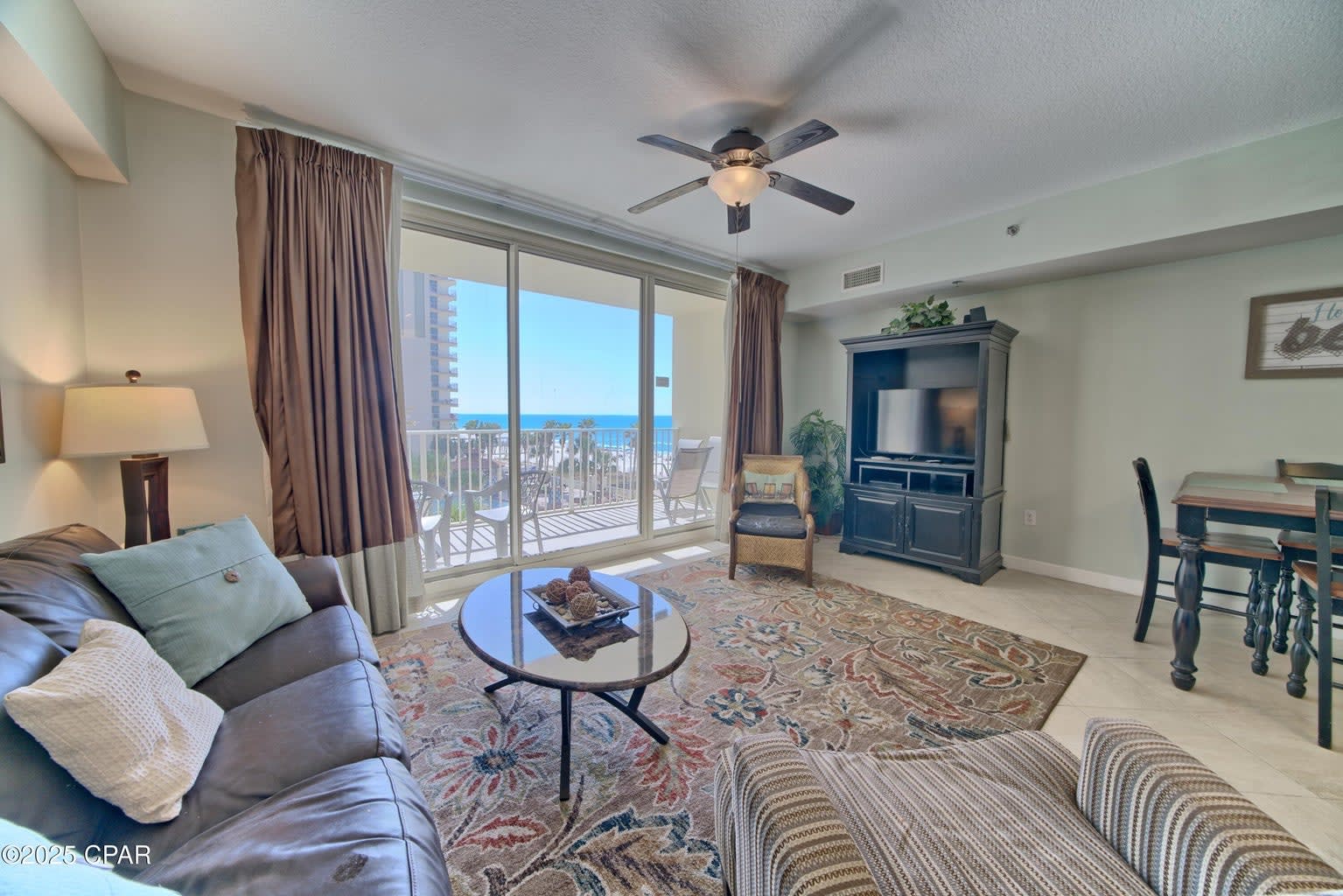 Beach, ocean &amp; pool views from your living room! Well appointed, spacious!