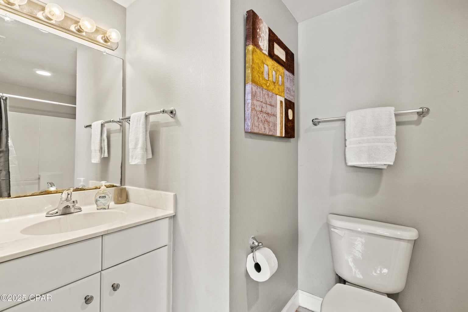  Master bathroom has everything you need! Shower/tub combo not pictured. 