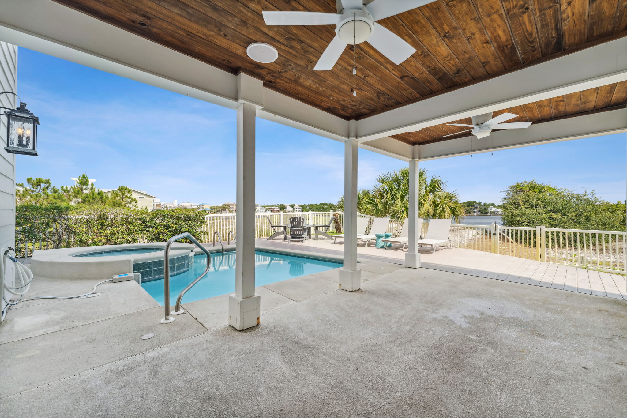Covered Patio by Pool