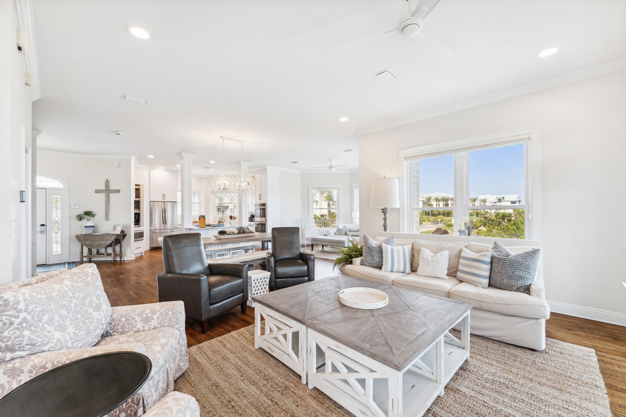 Gulf Views and Lake Views from Living Spaces