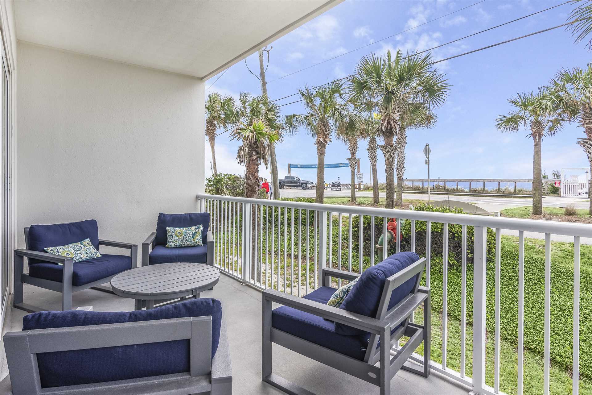 balcony view master bedroom