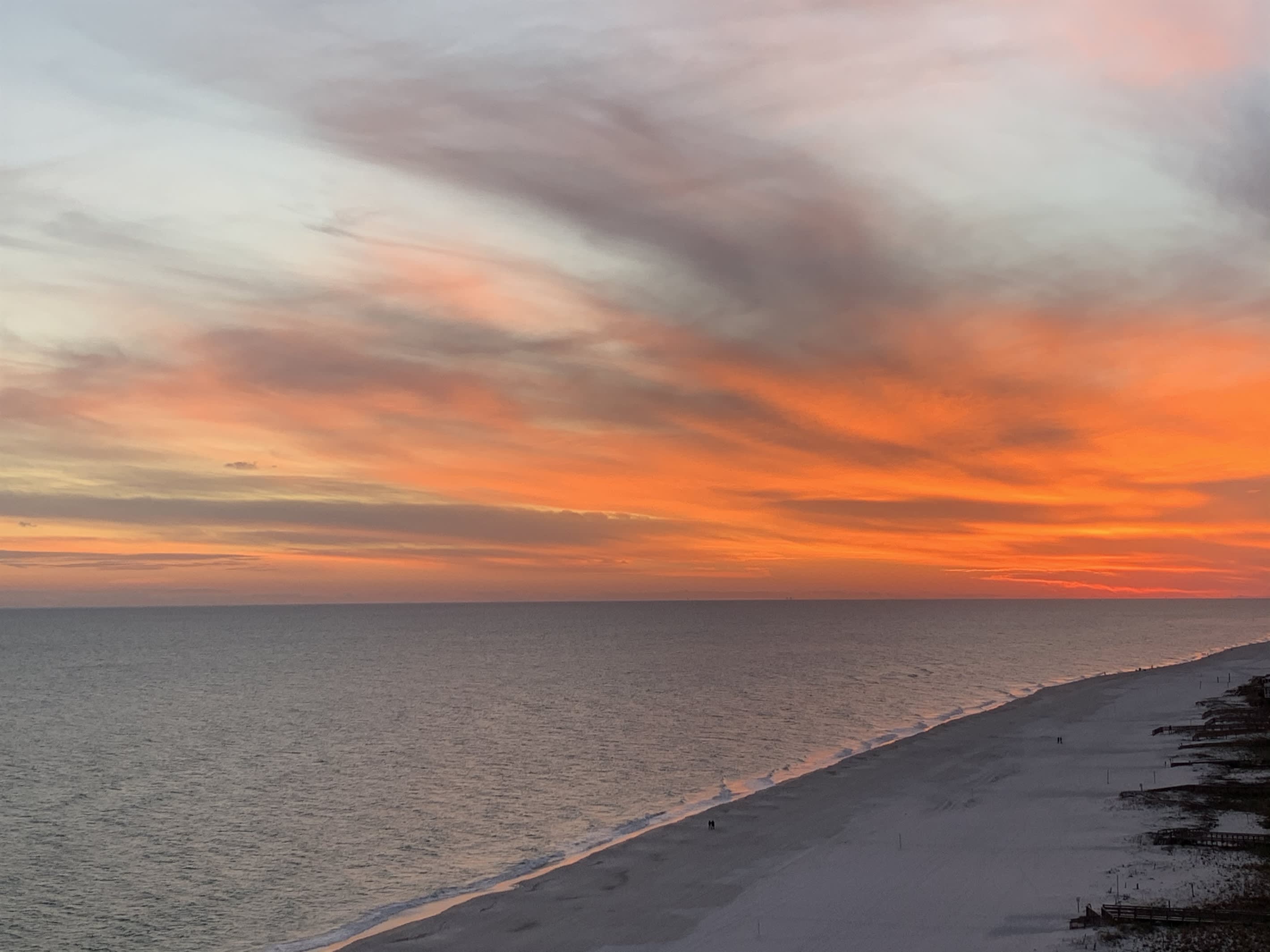 Sunset from the patio