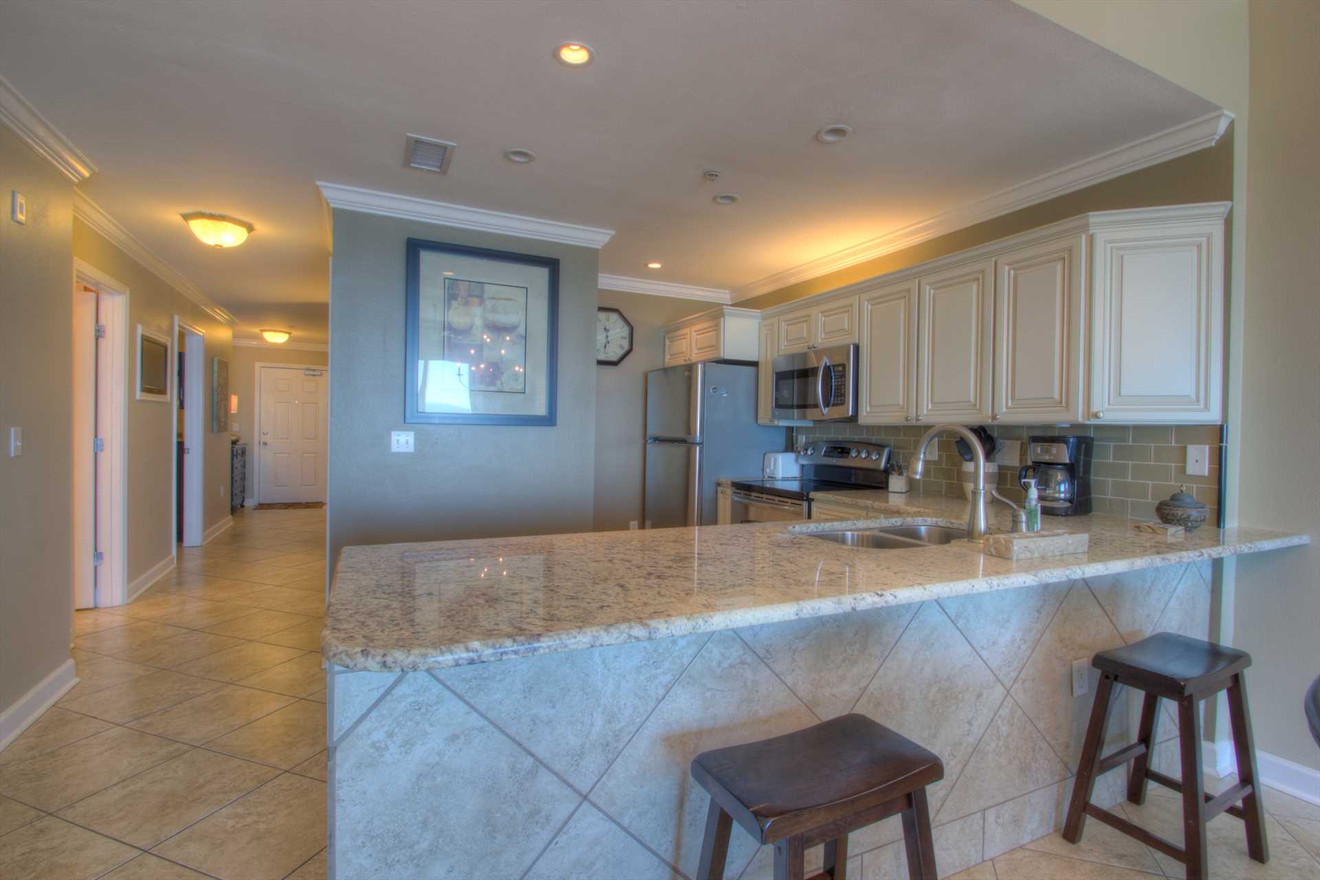 Granite and Stainless Steel