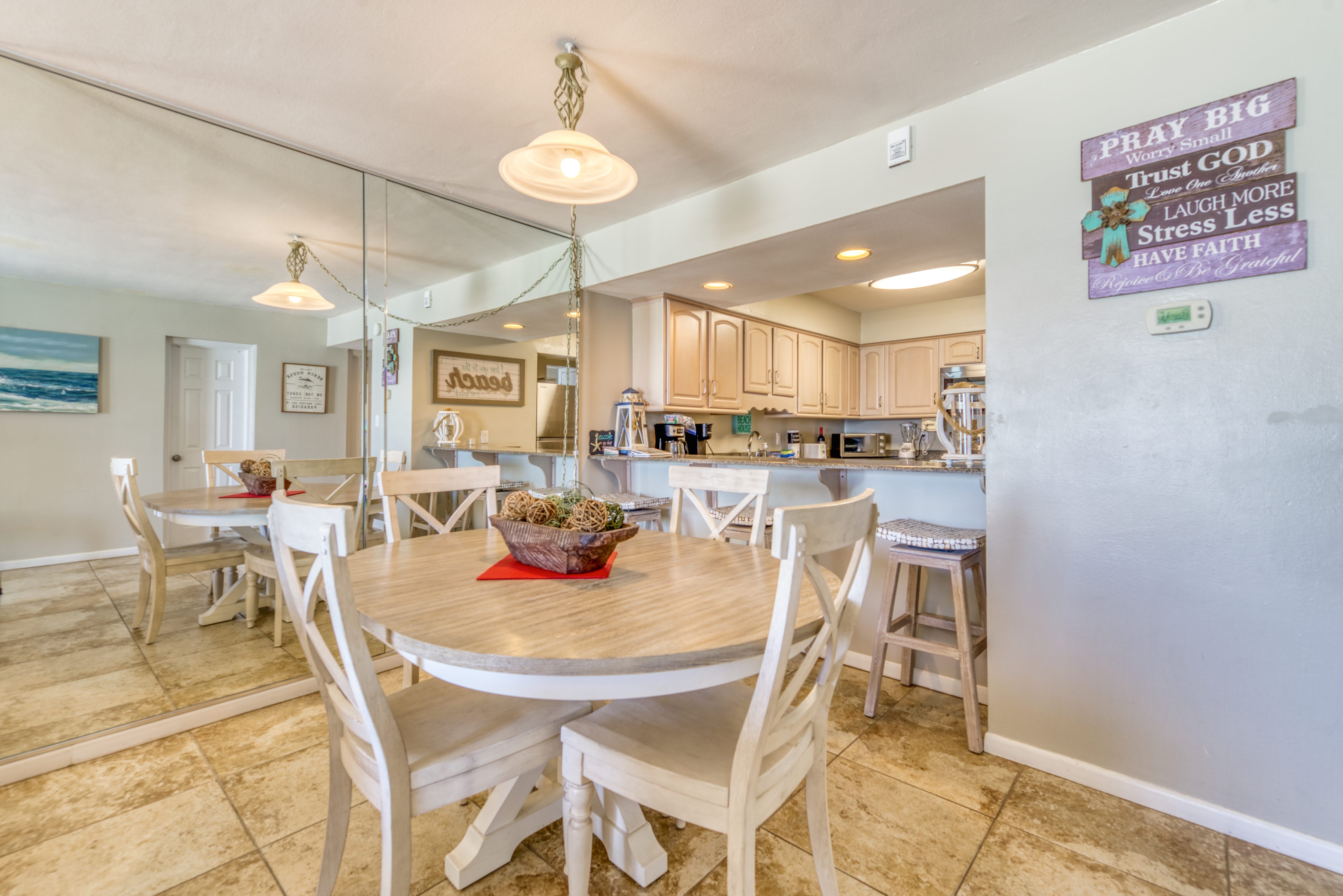 Share meals and memories in this cozy dining space.