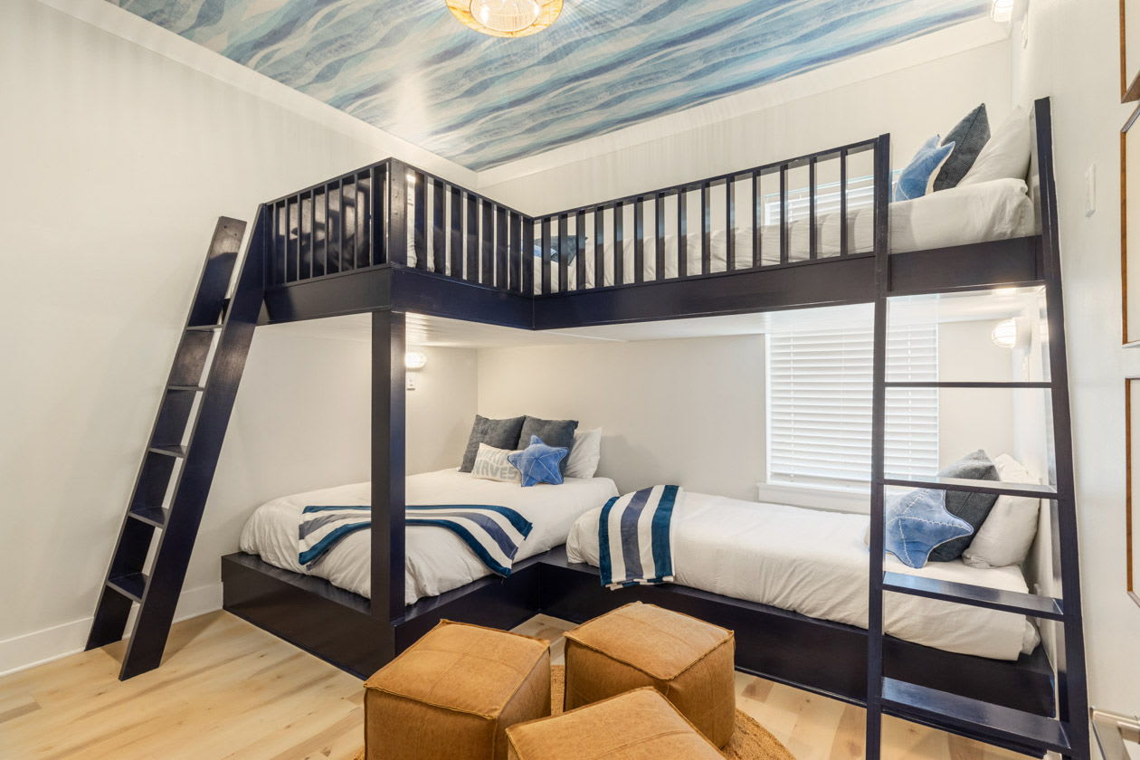 Fun bunkroom on second floor