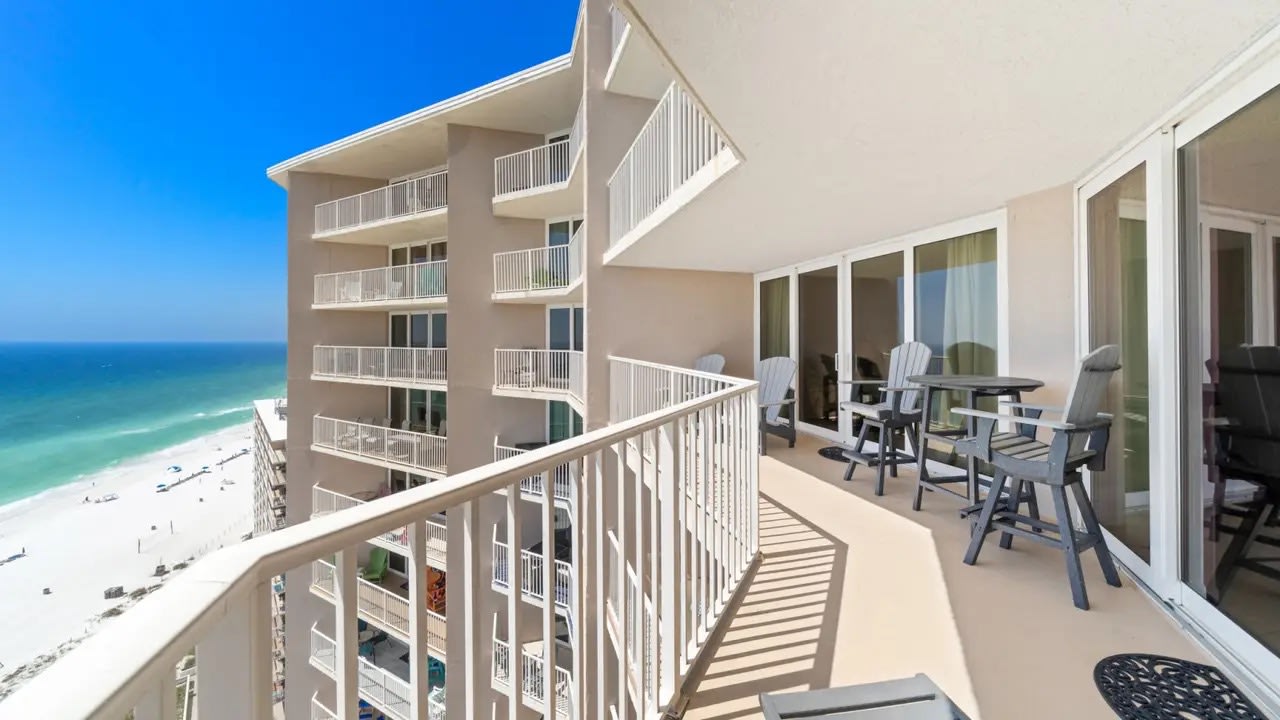 Amazing views from balcony with comfortable furniture