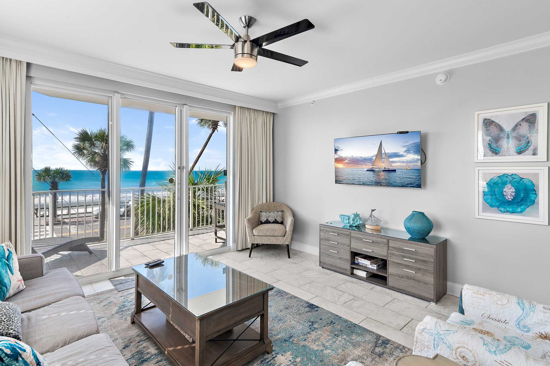 Open-concept living with plenty of natural light