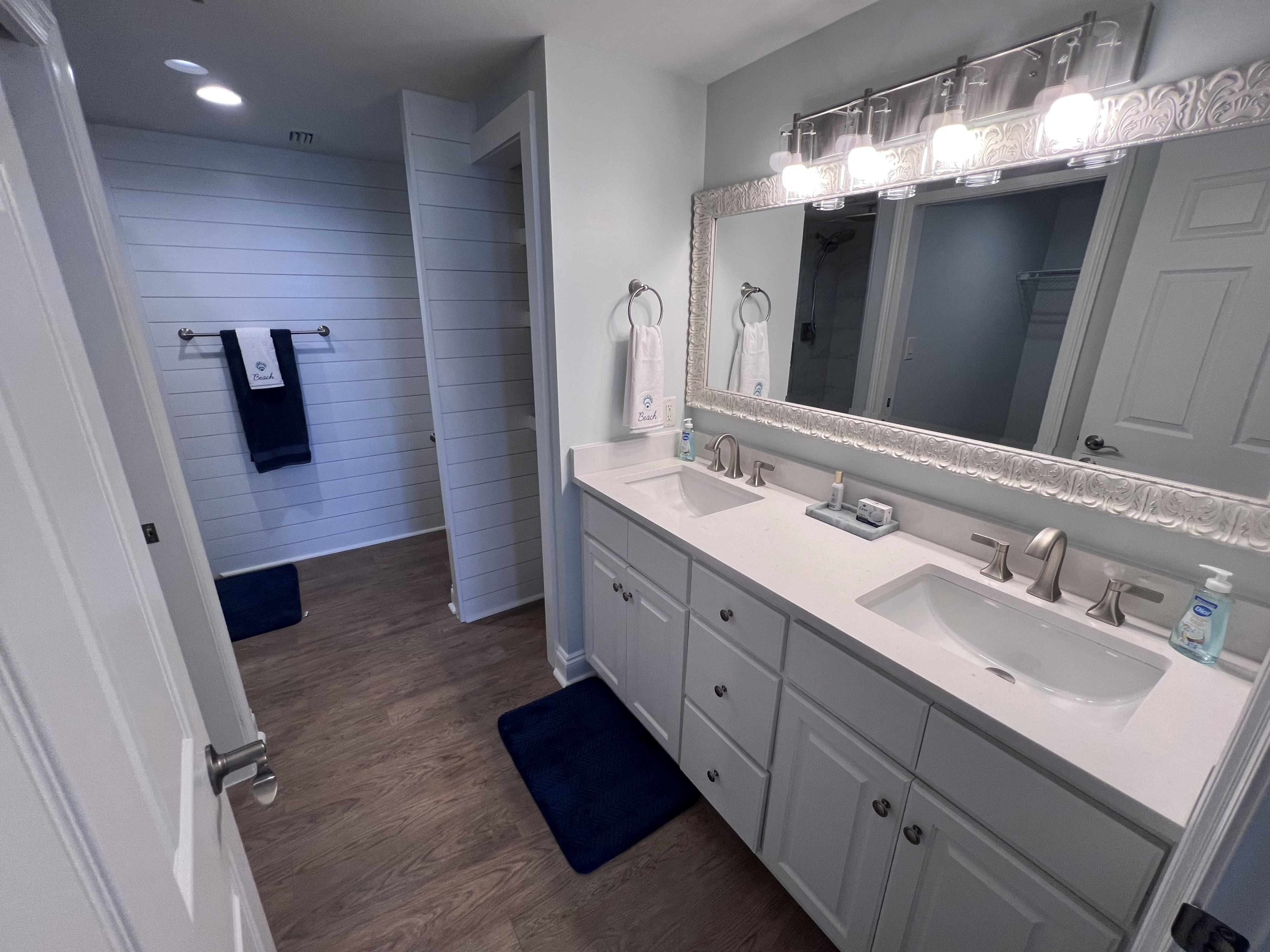 Newly redesigned Master Bath with large walk-in shower