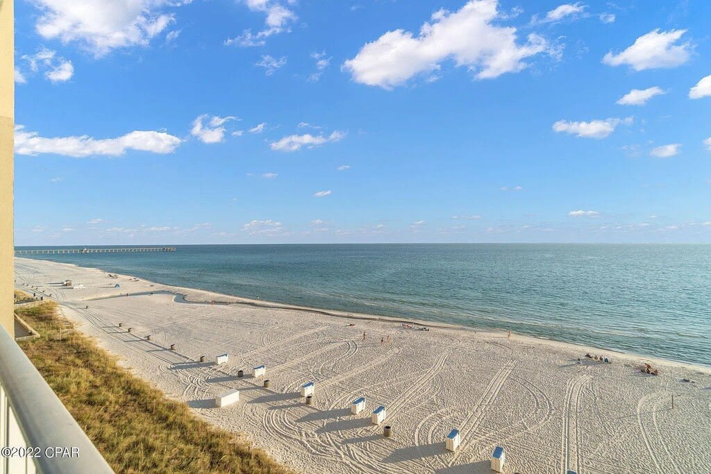 View from our 5th floor balcony.