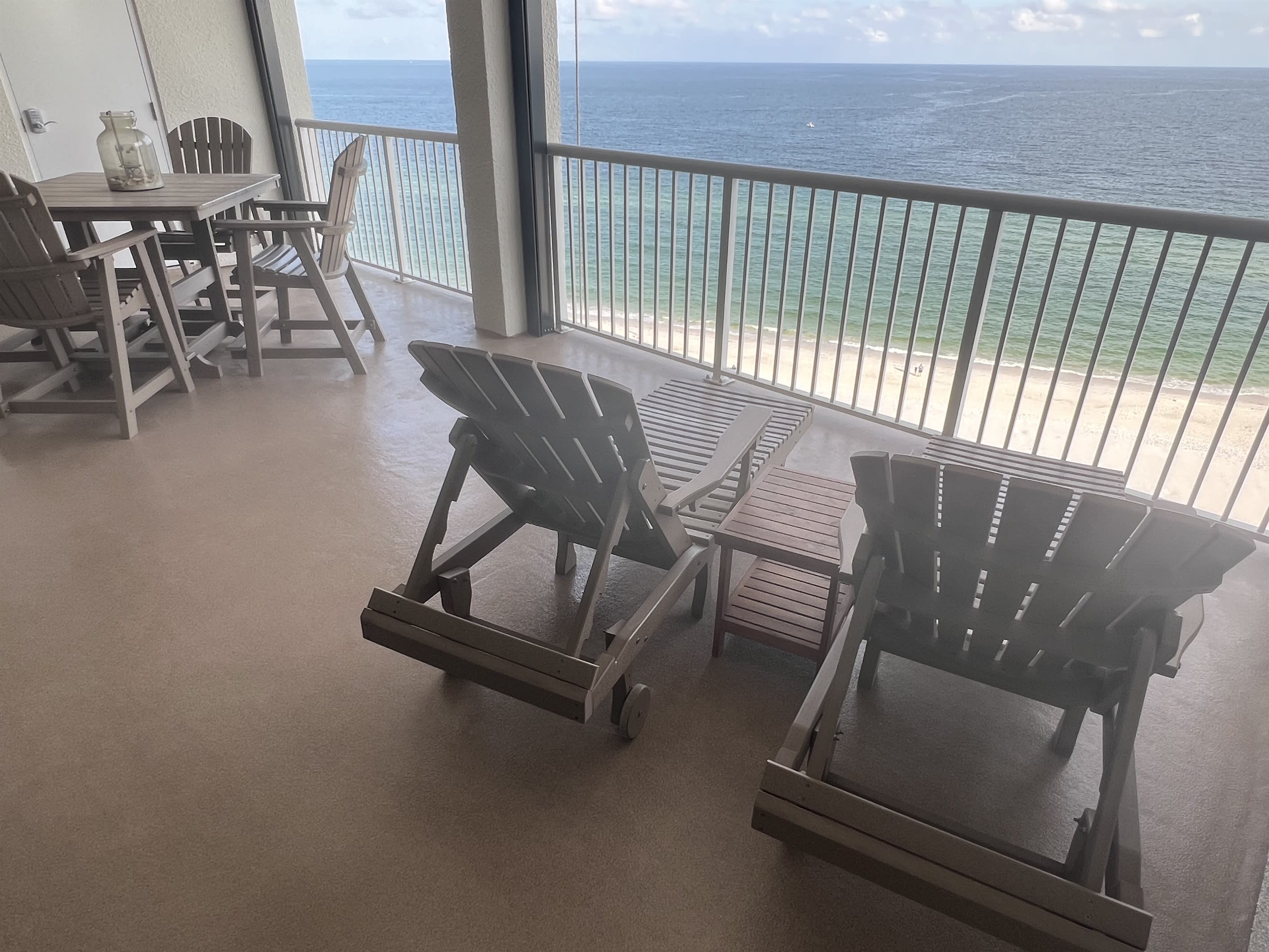 Epic private balcony!