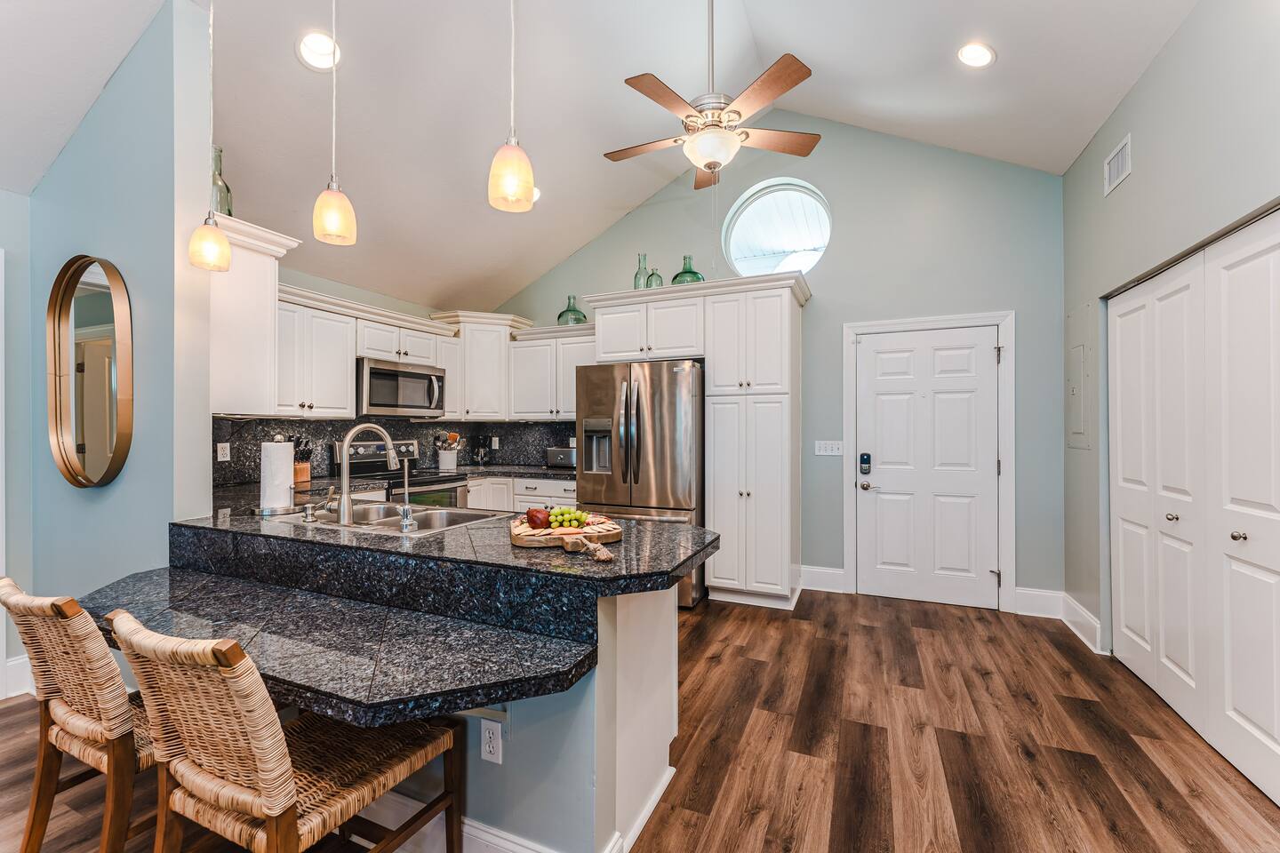 SunScape's Well Equipped Kitchen with Breakfast Bar