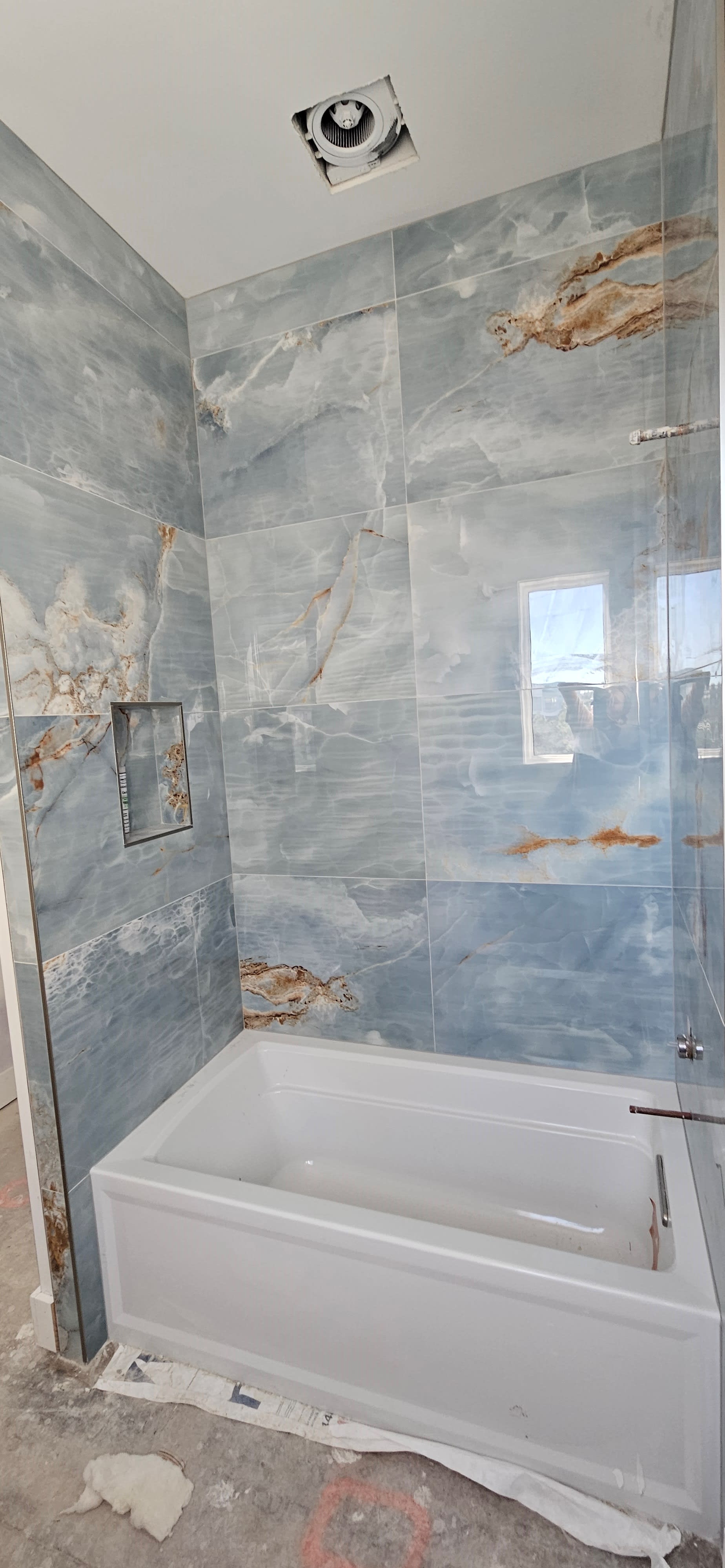 Dedicated Hall Bunk Retreat Bath with tub/shower combo, dual vanity & built in closet cabinetry for easy unpacking