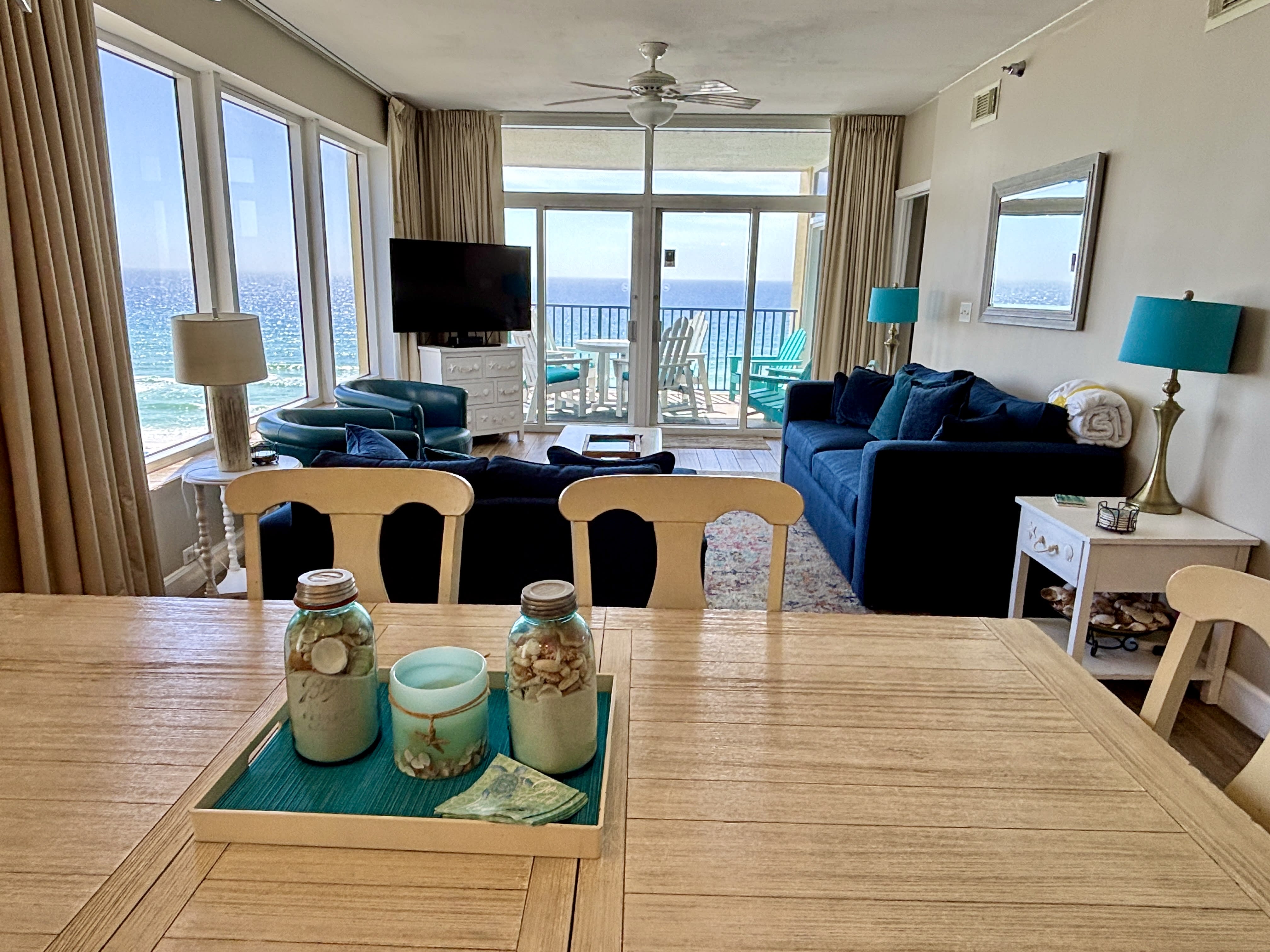 dining and living room