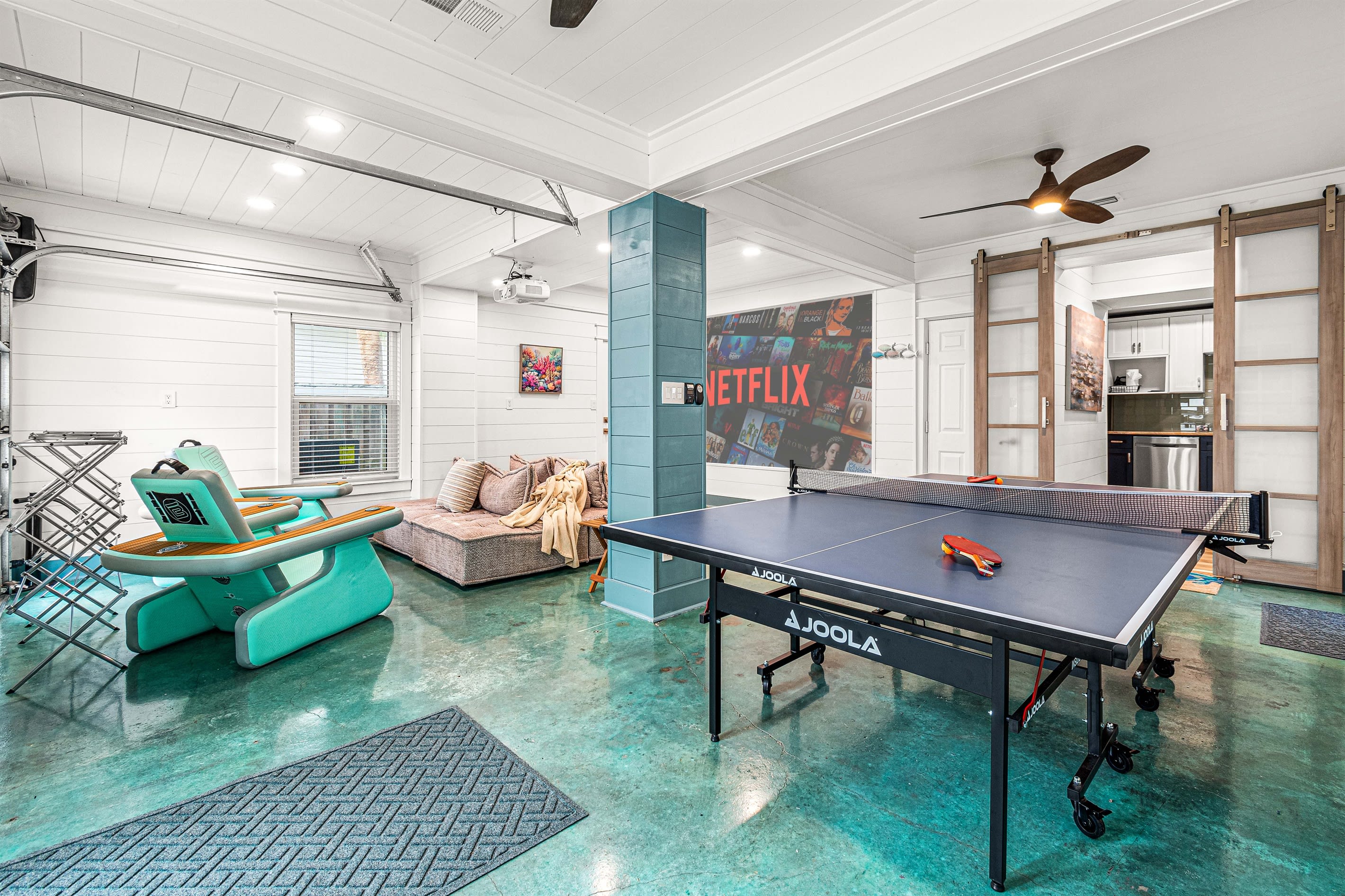 Enjoy Some Ping-Pong or Watch a Movie!