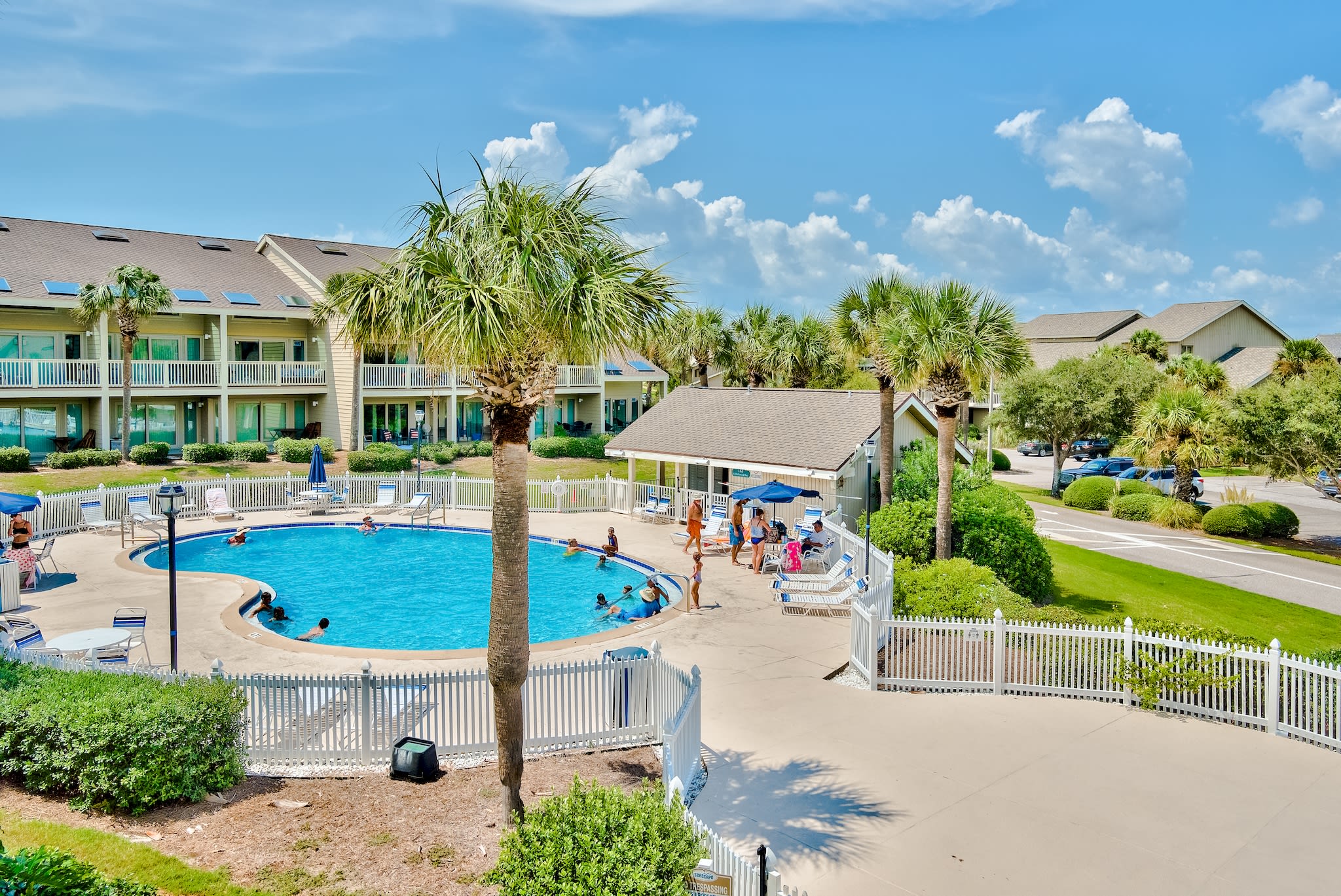 Lakefront pool (heated) is 20 steps from your door