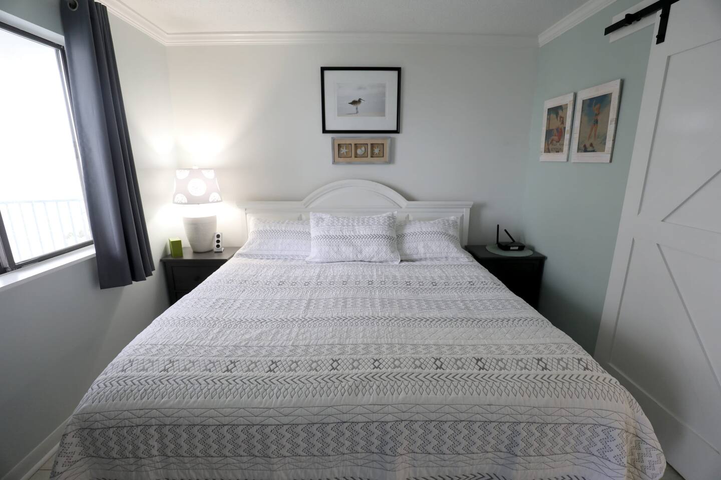 Sleep like a starfish in this king-sized bed.