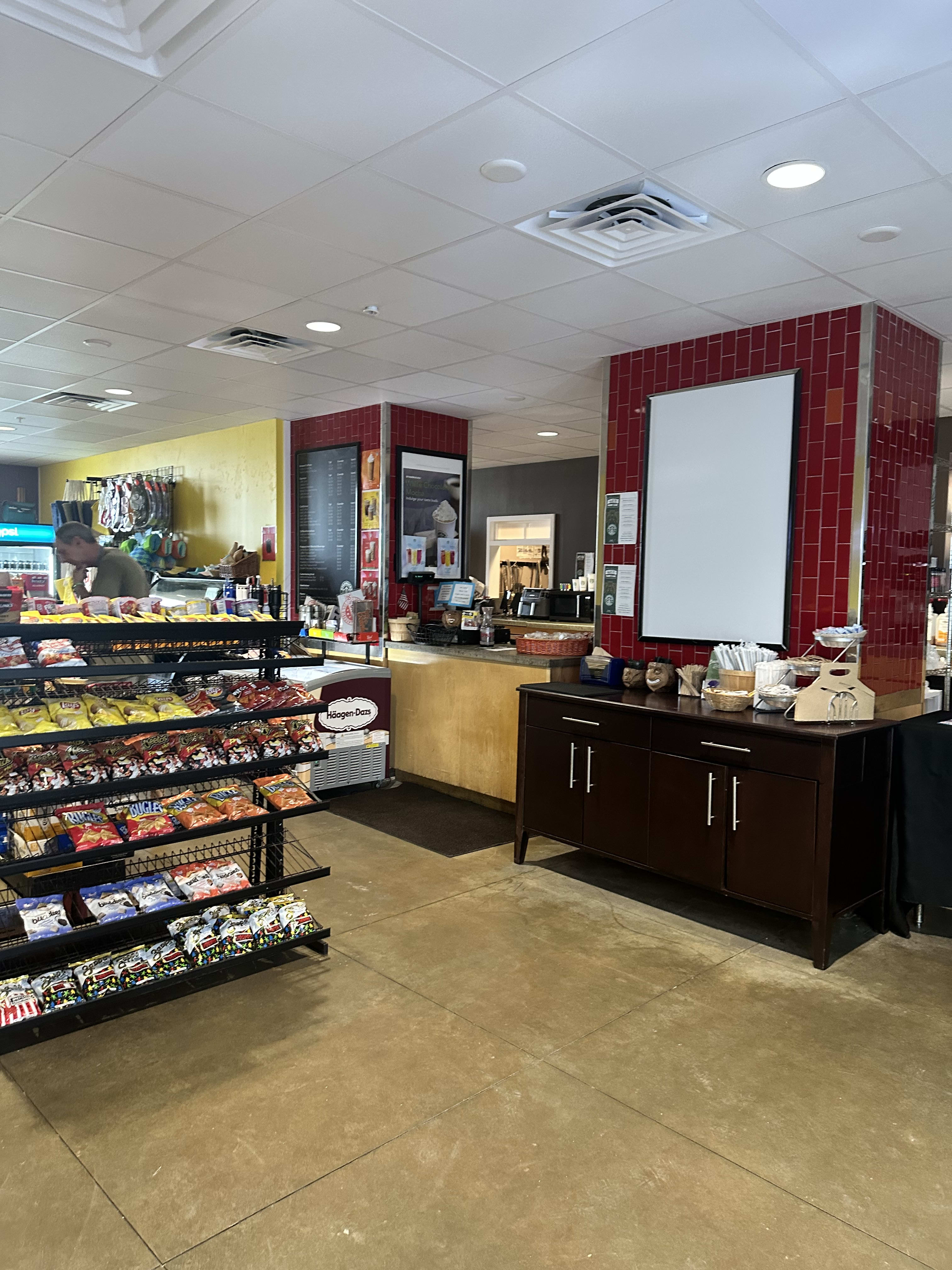 Store in Lobby - Also has Startbucks and Ice Cream