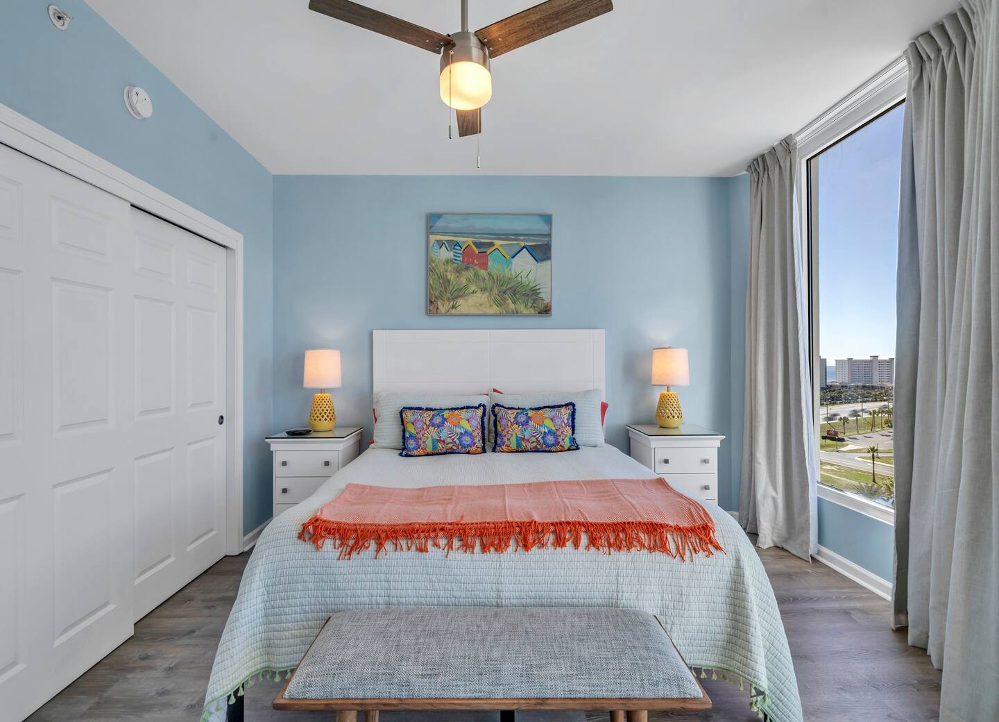 Master bedroom king bed