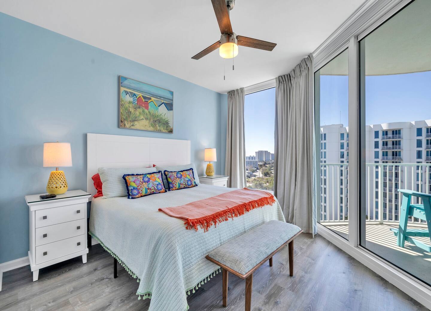 Master bedroom king bed