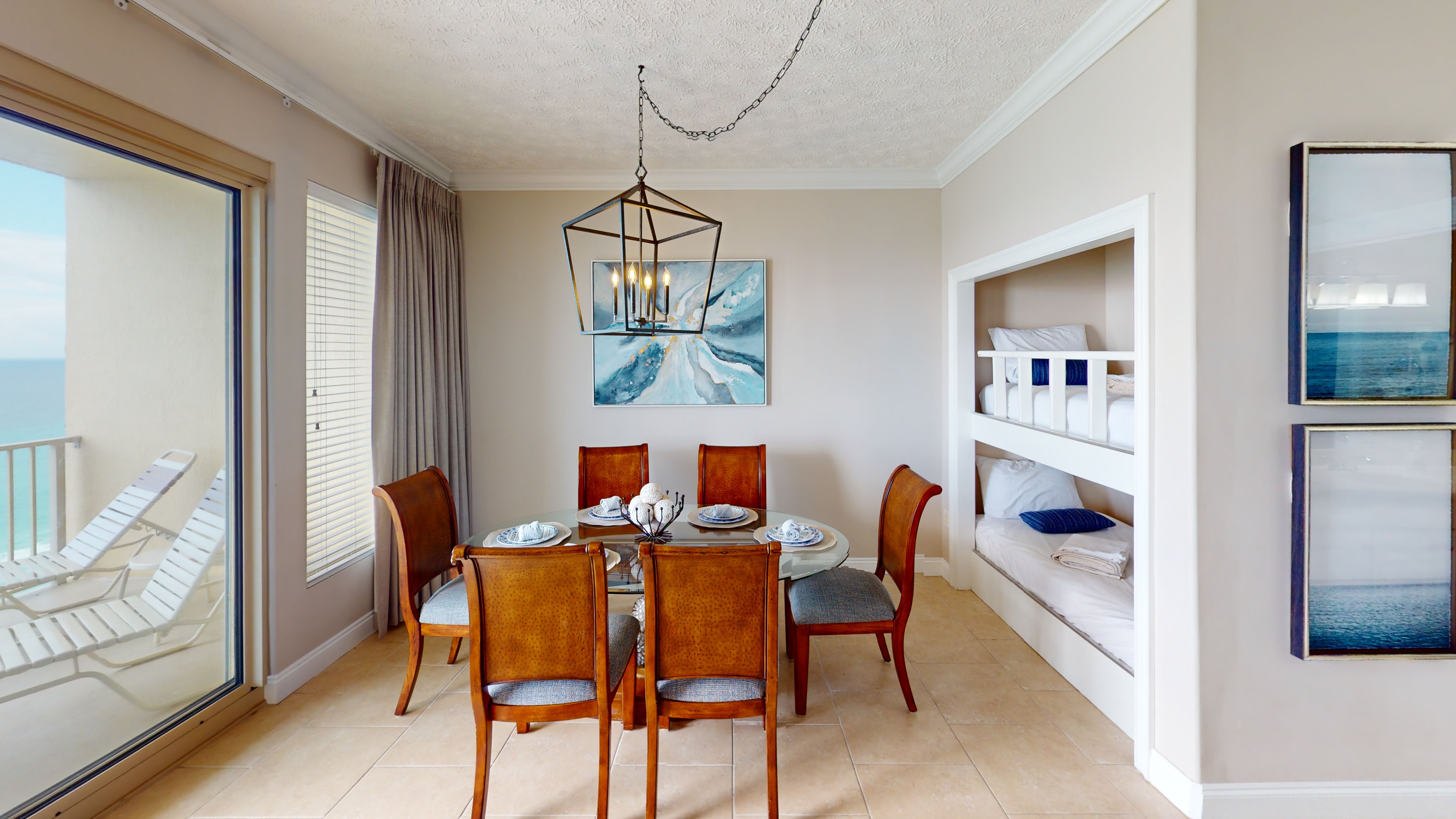 Dining Room with Bunk Beds