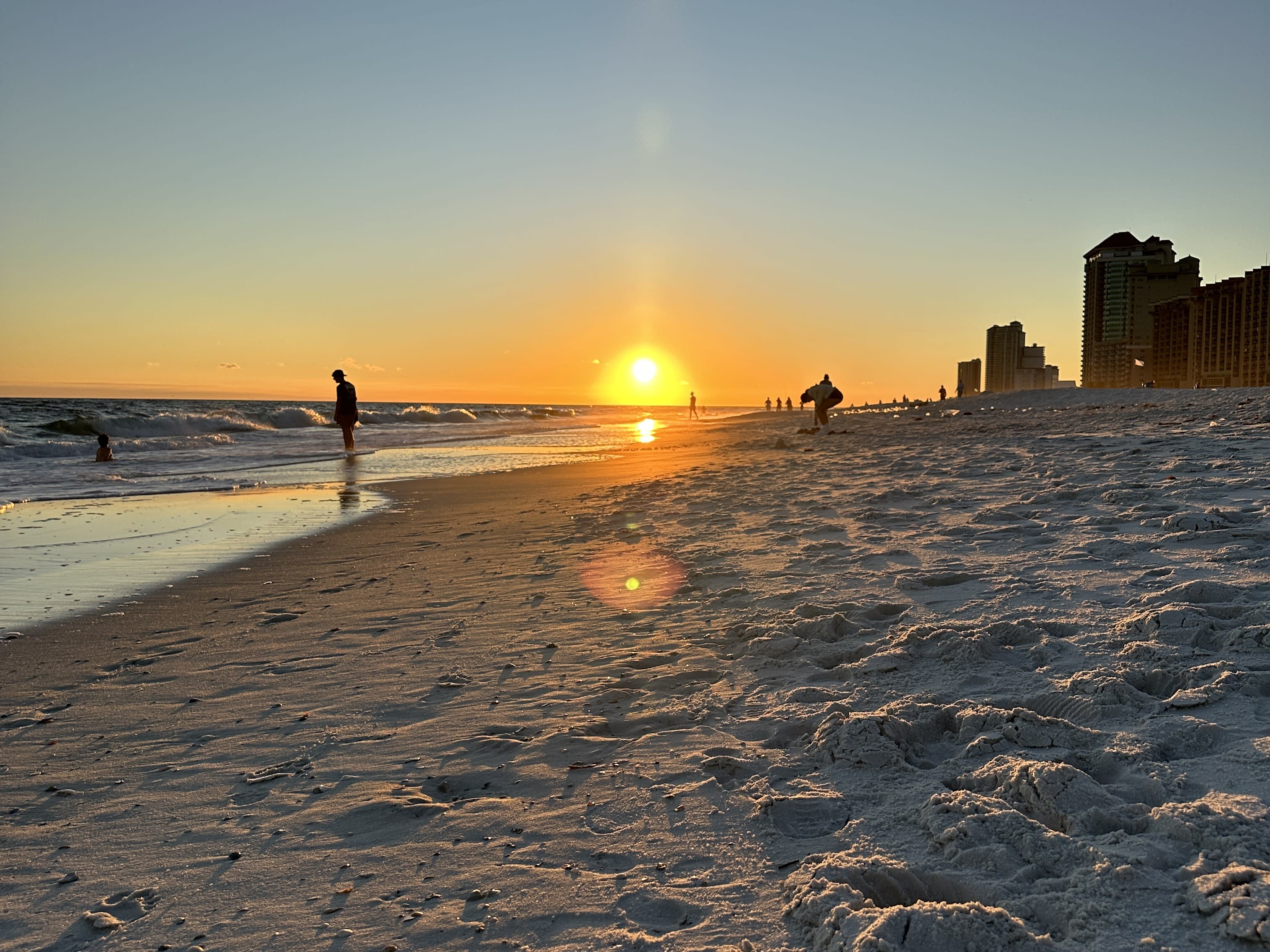 Who doesn't love a great sunset on the beach?  The white sand beach, clear waters, and spectacular sunsets are just better here!