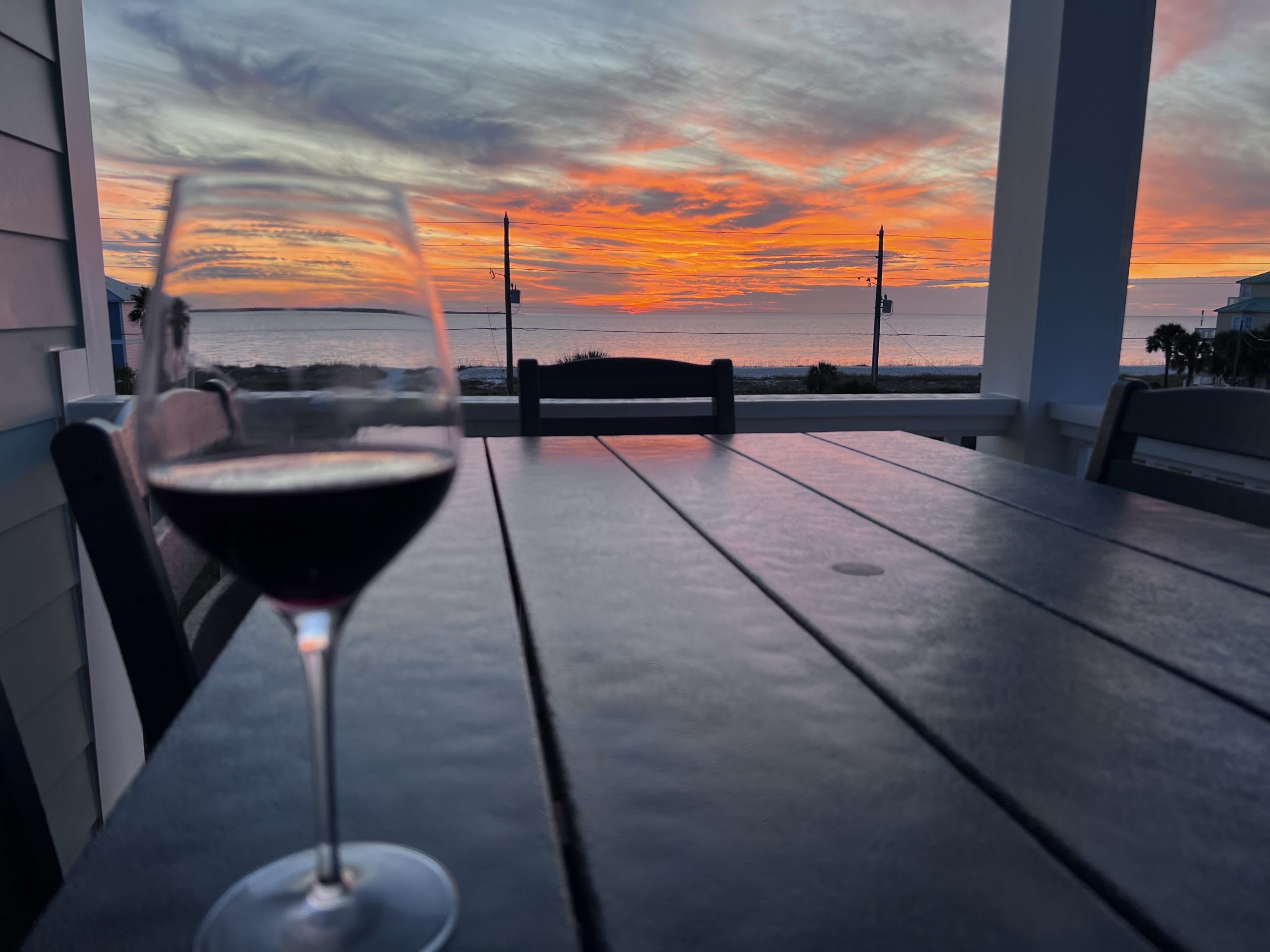 Wine down at sunset!